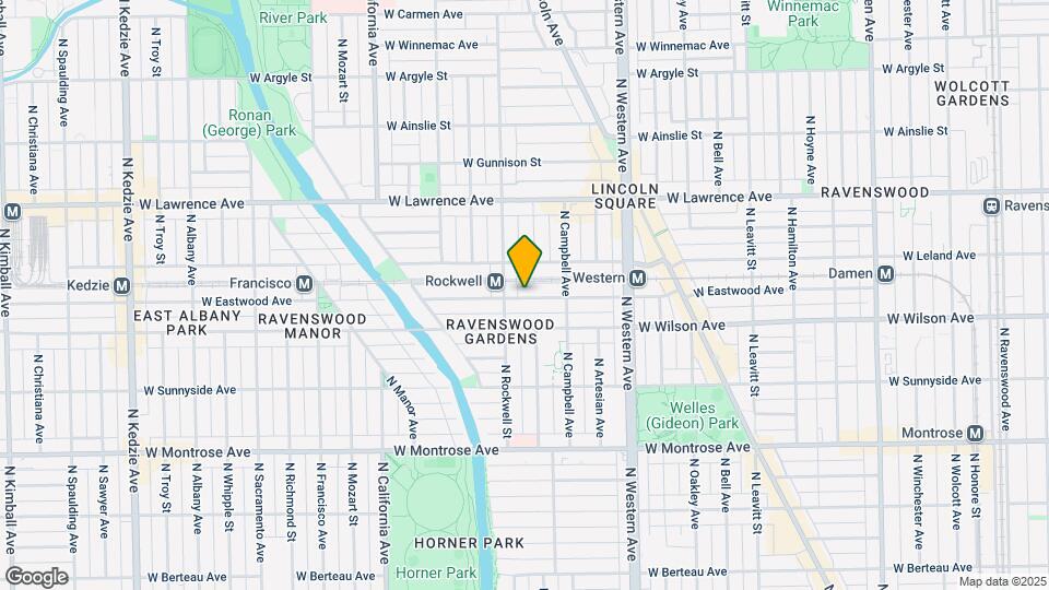 2552 W Eastwood Ave Map and Location Details