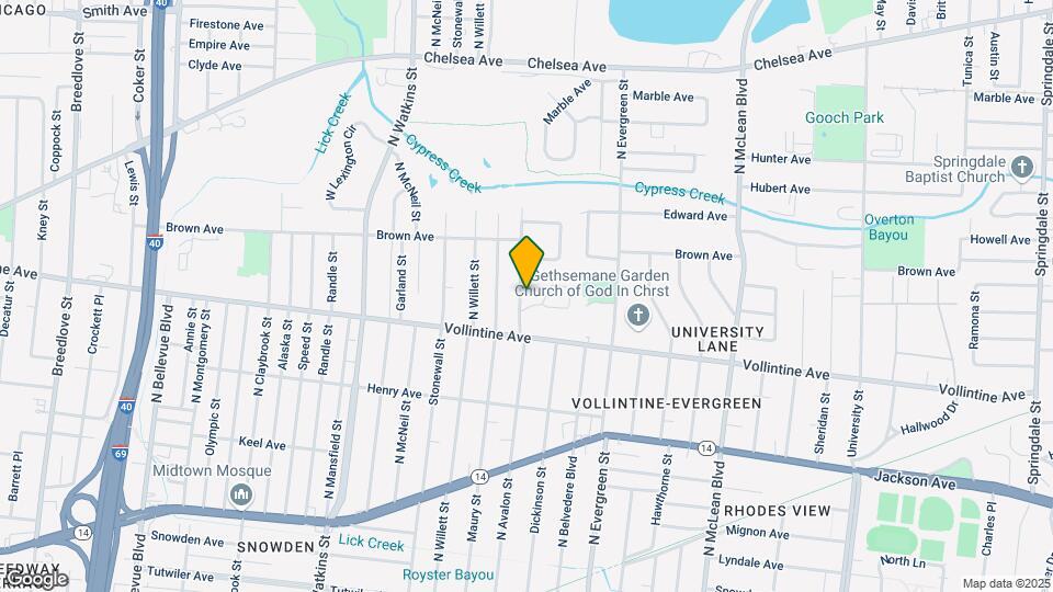 990 N Avalon St Map and Location Details