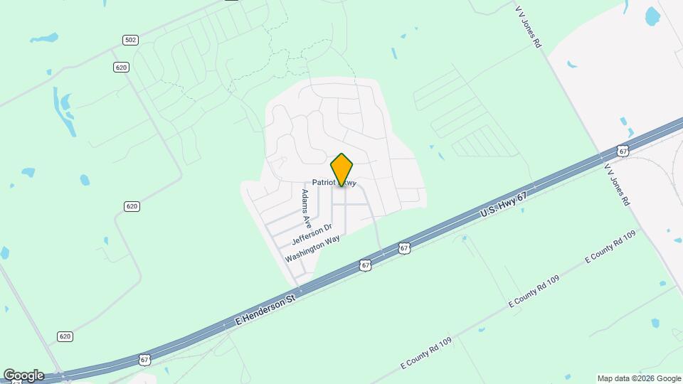 172 Washington Way Map and Location Details