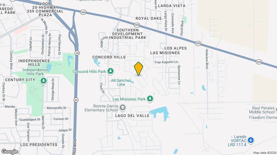 1009 La Muralla St Map and Location Details