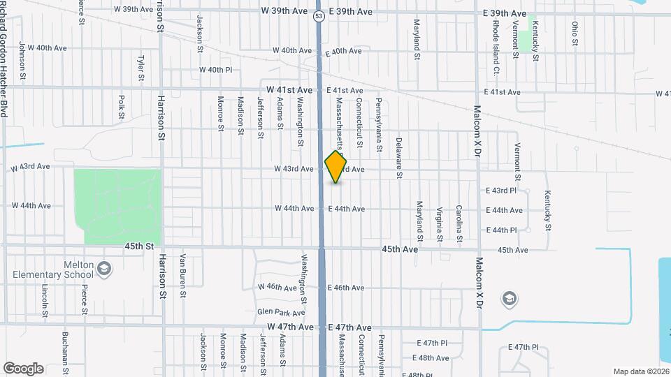 4346 Massachusetts St Map and Location Details