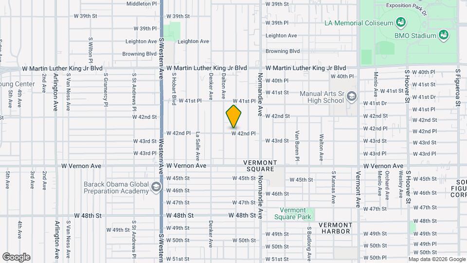 4239 Halldale Ave Map and Location Details