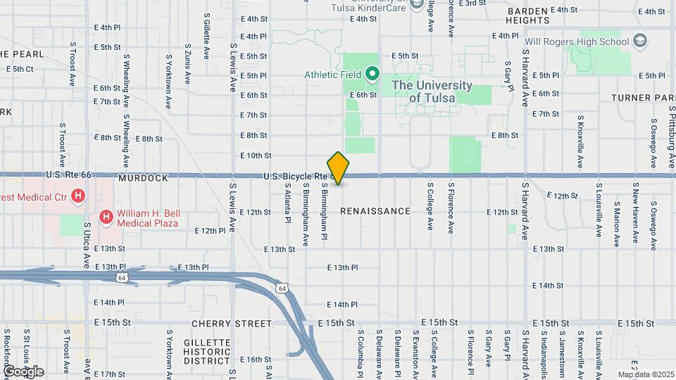 1120 S Columbia Ave Map and Location Details