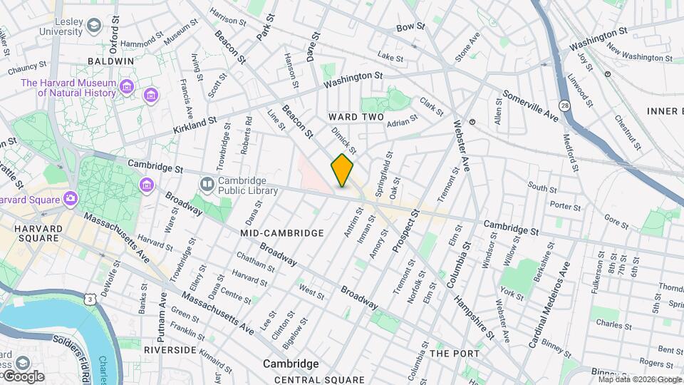 1445 Cambridge St Map and Location Details