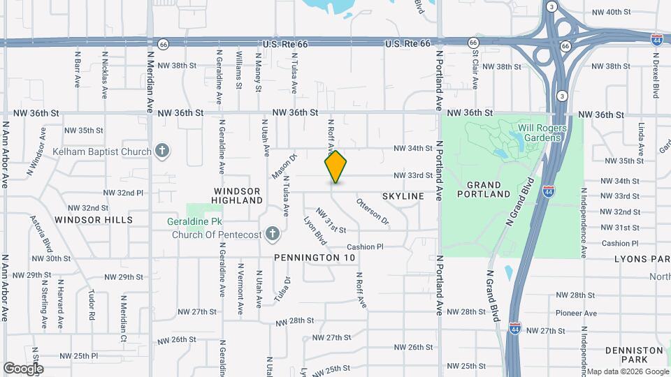 3929 NW 32nd St Map and Location Details