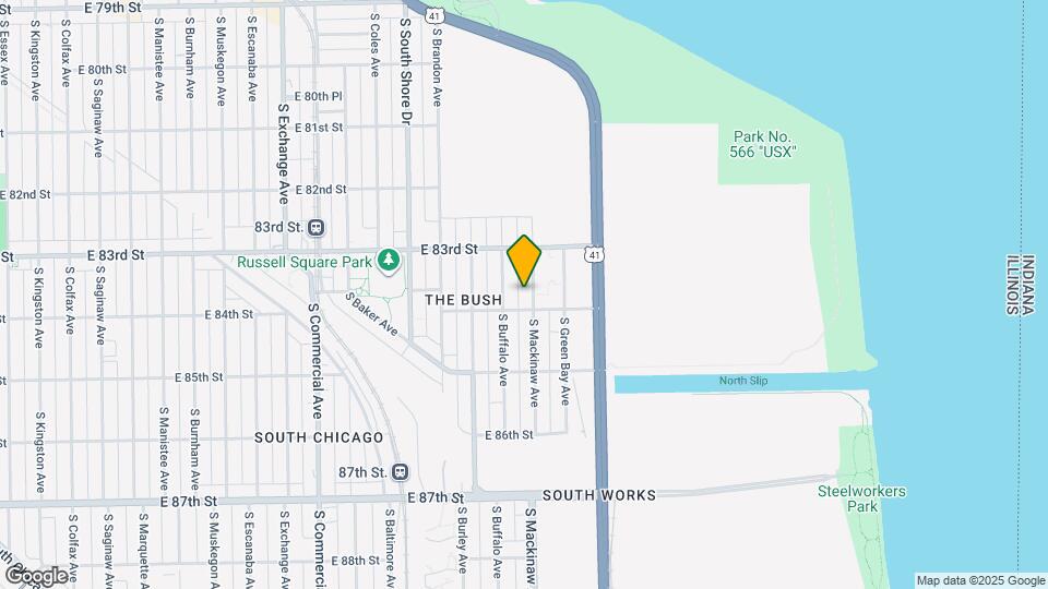 8346 S Mackinaw Ave, Unit 2 Mapa y Detalles de la Ubicación