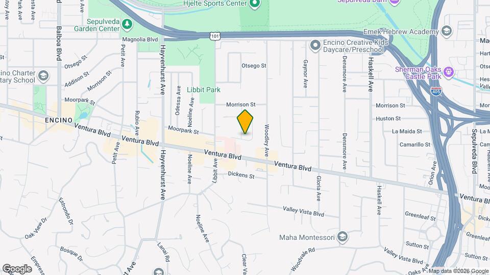 4822 Valjean Ave Map and Location Details