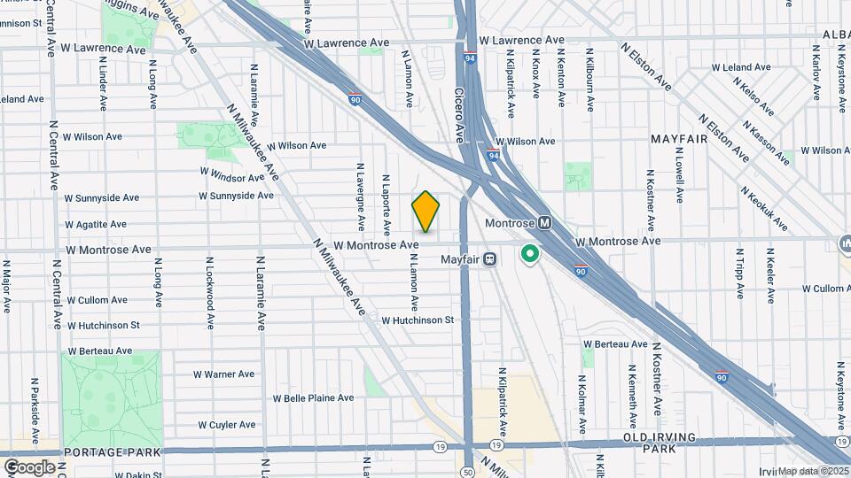 4844 W Montrose Ave Map and Location Details