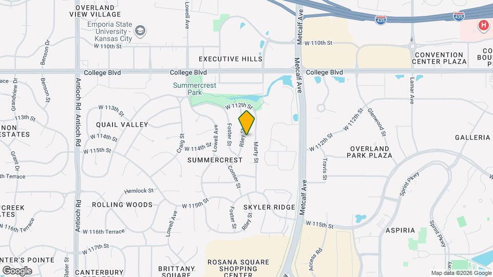 11405 Riley St Map and Location Details