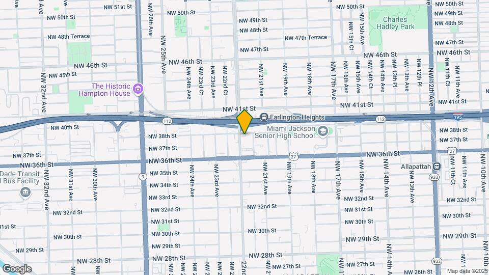 3741 NW 22nd Ave Map and Location Details