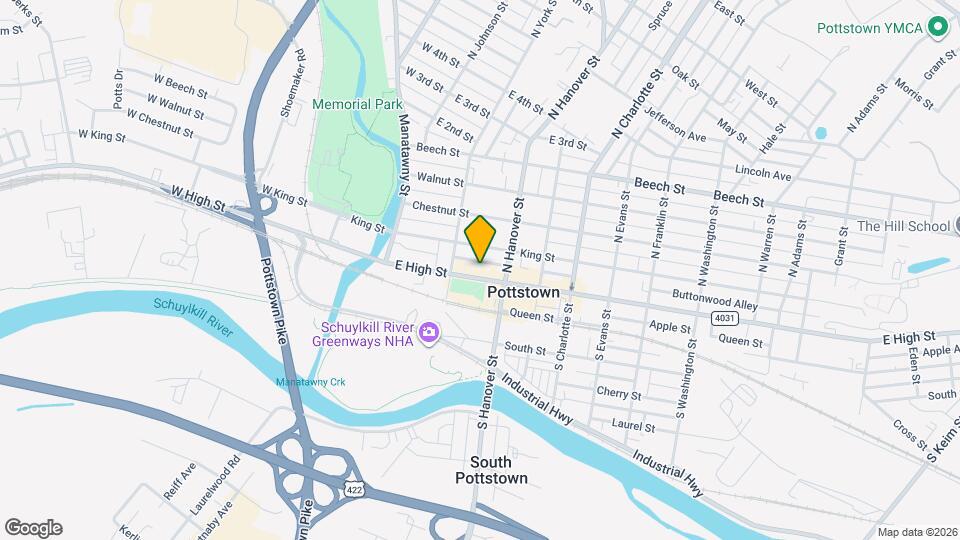 129 E High St Map and Location Details