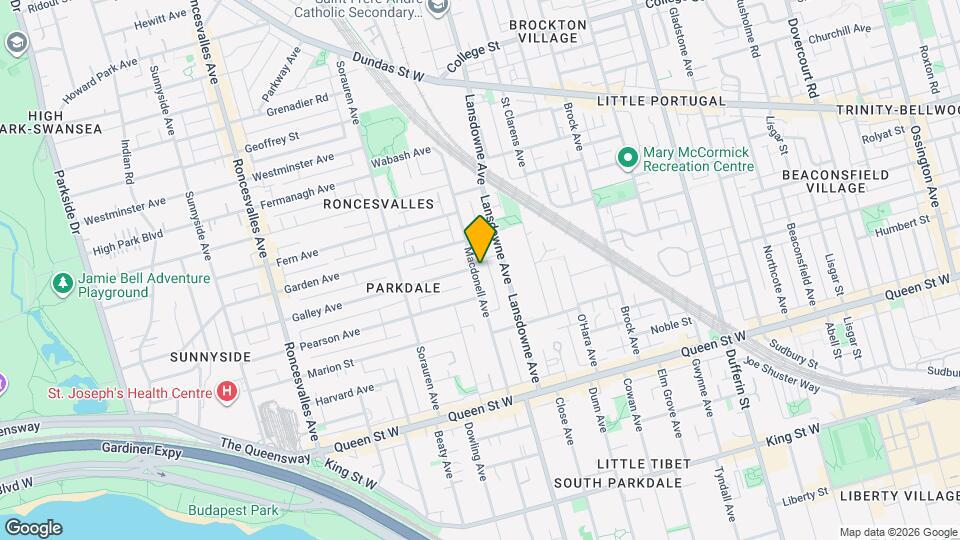 135 Macdonell Ave Map and Location Details