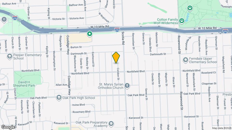 24261 Condon St Map and Location Details