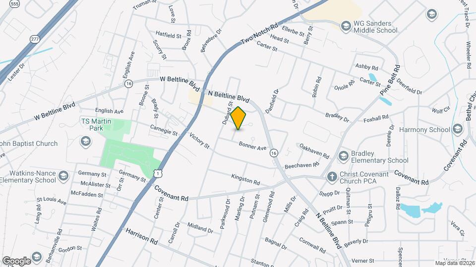 2844 Lucille Dr Map and Location Details