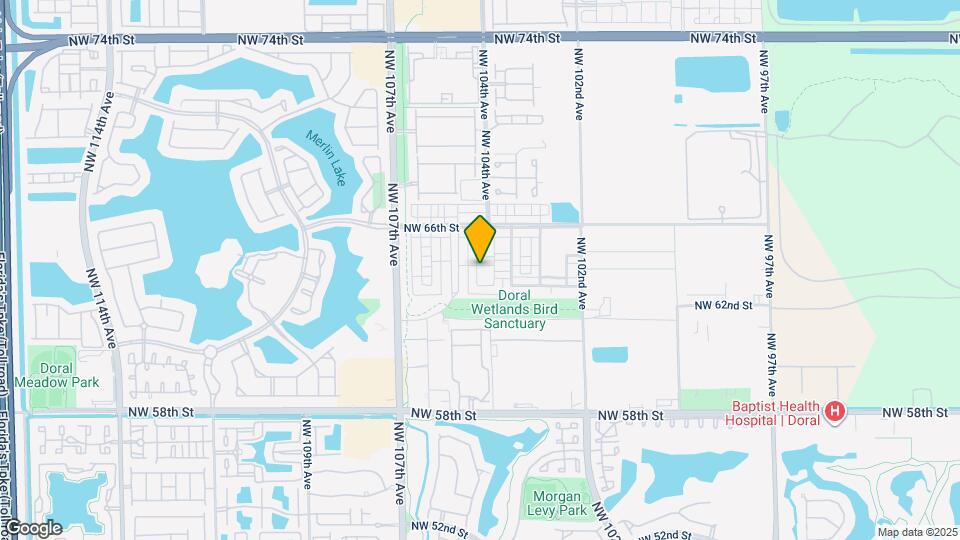 10426 NW 64th Terrace Map and Location Details