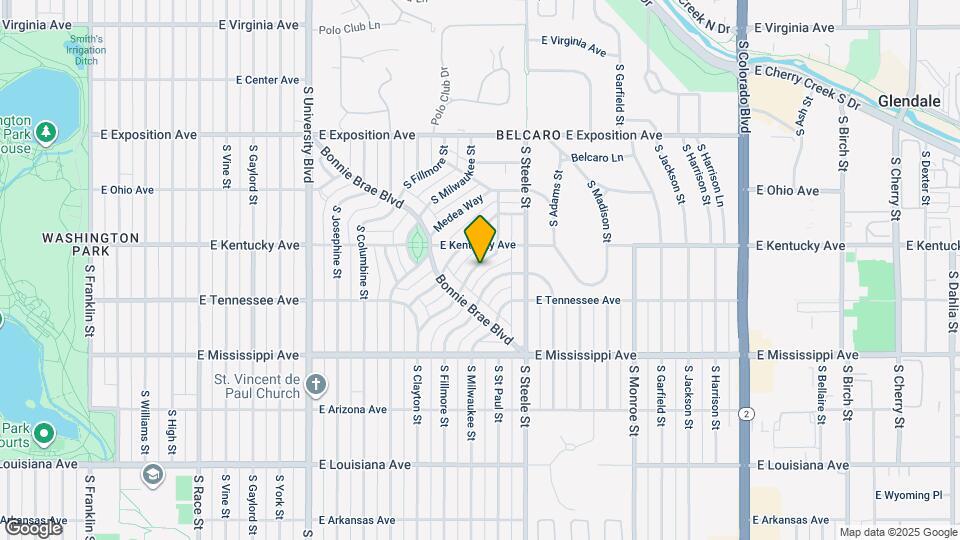 950 S Clayton Way Map and Location Details