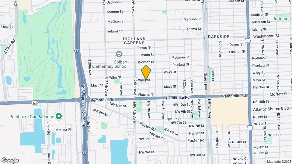 2510 Wiley St Map and Location Details