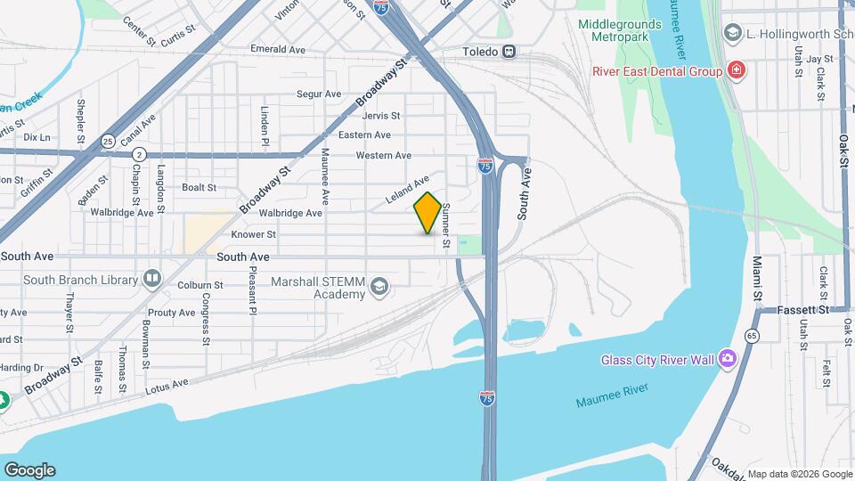 221 Knower St Map and Location Details