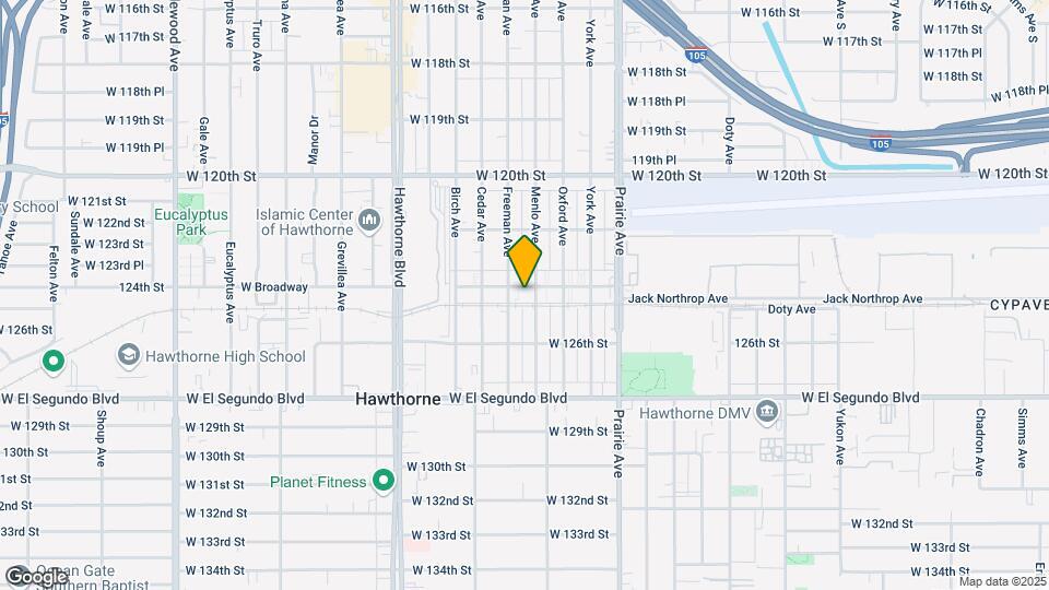 4168 W Broadway Map and Location Details