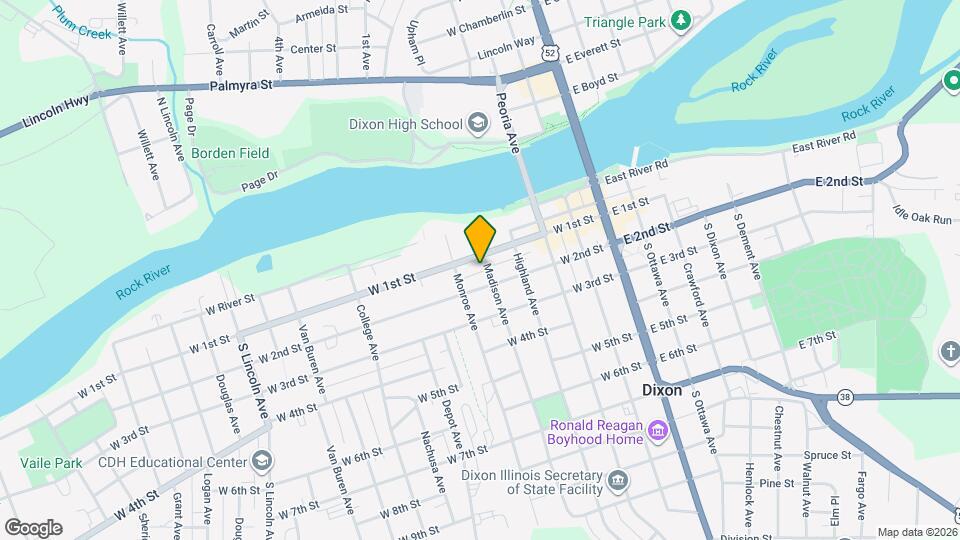 113 Madison Ave Map and Location Details