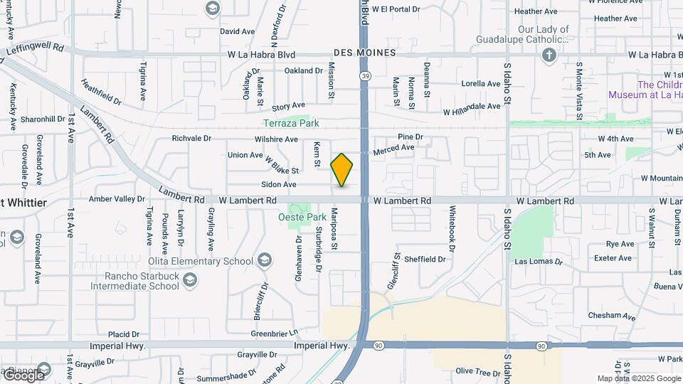 2121 W Lambert Rd Mapa y Detalles de la Ubicación
