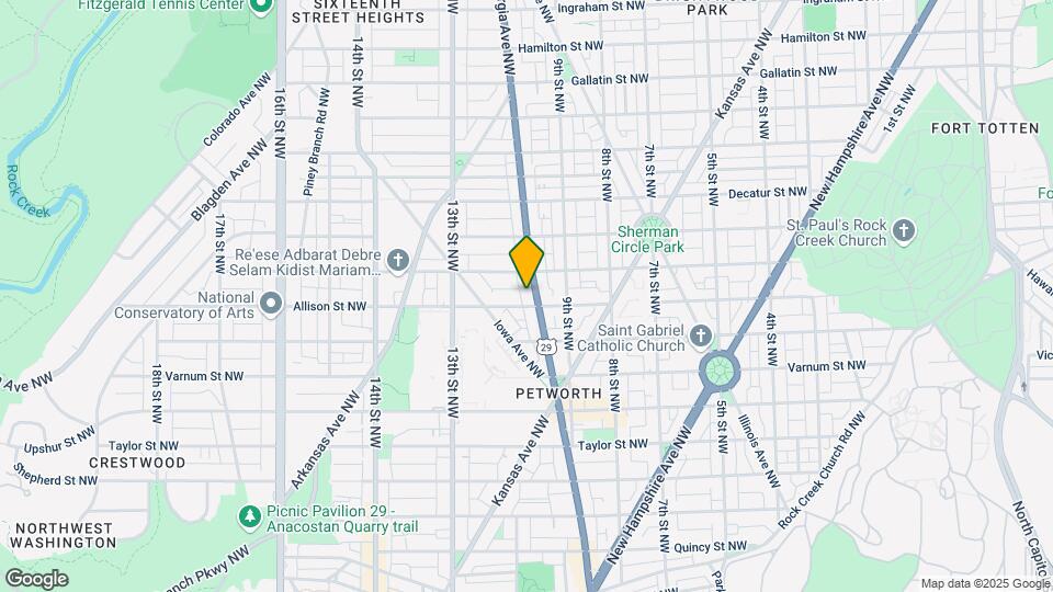 4510 Georgia Ave NW Mapa y Detalles de la Ubicación
