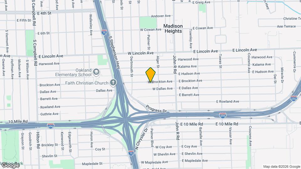 353 W Brockton Ave Map and Location Details