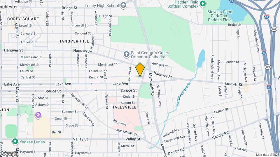 675 Central St, Unit #1 Map and Location Details