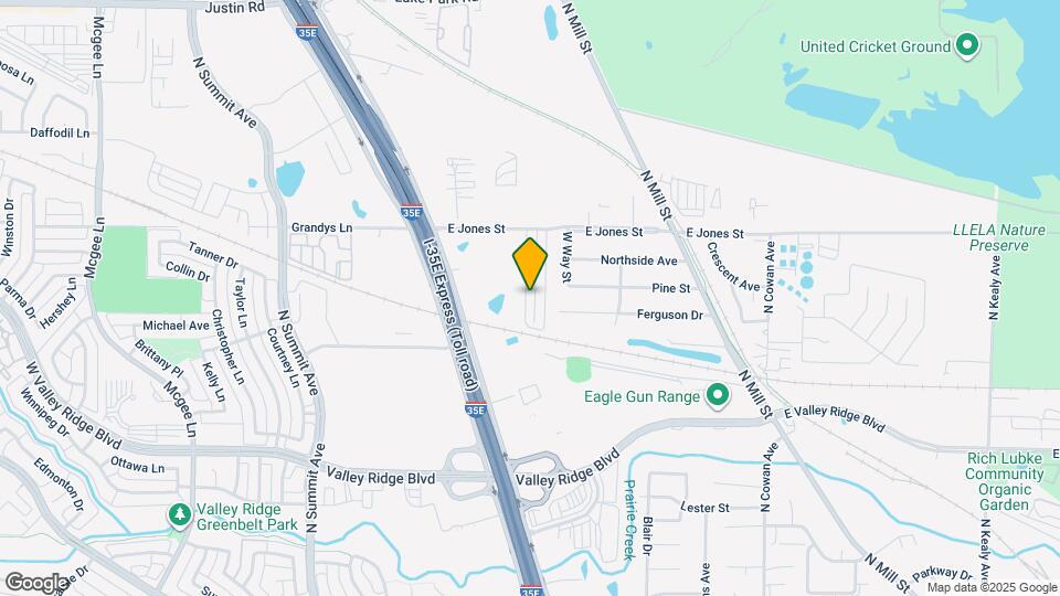 1340 Lakecrest Ln Map and Location Details