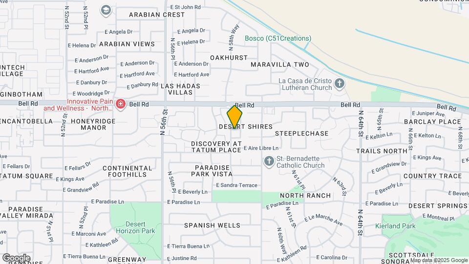 16635 N 59th St Map and Location Details