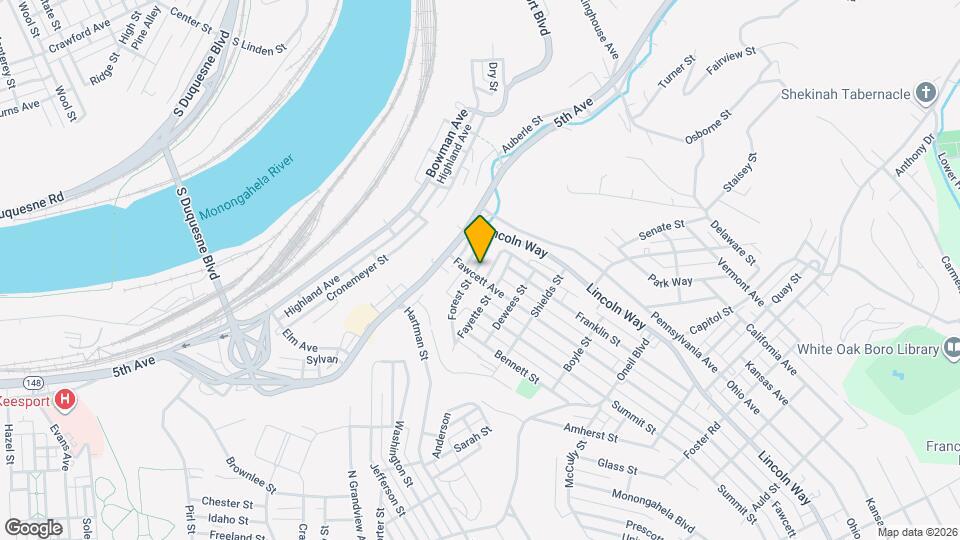 2710 Forest St Map and Location Details