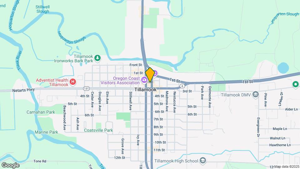 Tillamook Apartments Mapa y Detalles de la Ubicación