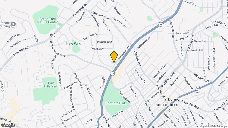 3124 Banksville Ave Map and Location Details