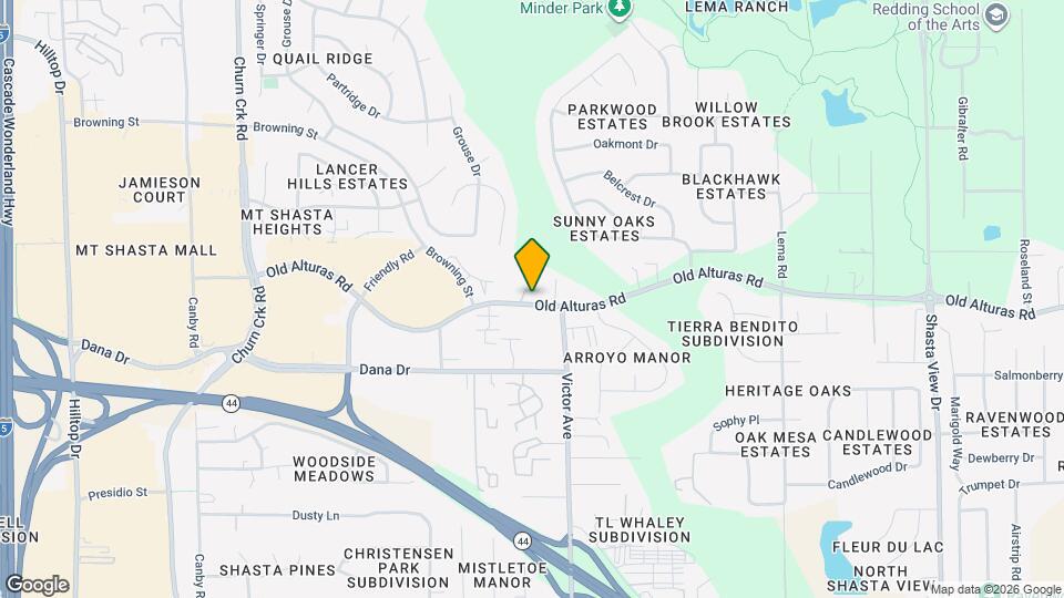 1254 Old Alturas Rd Mapa y Detalles de la Ubicación