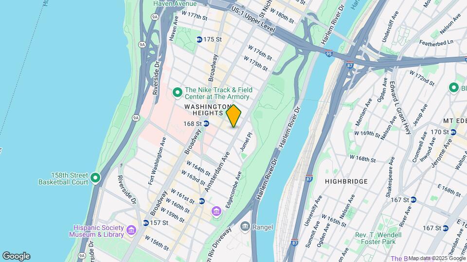 2184 Amsterdam Ave Map and Location Details