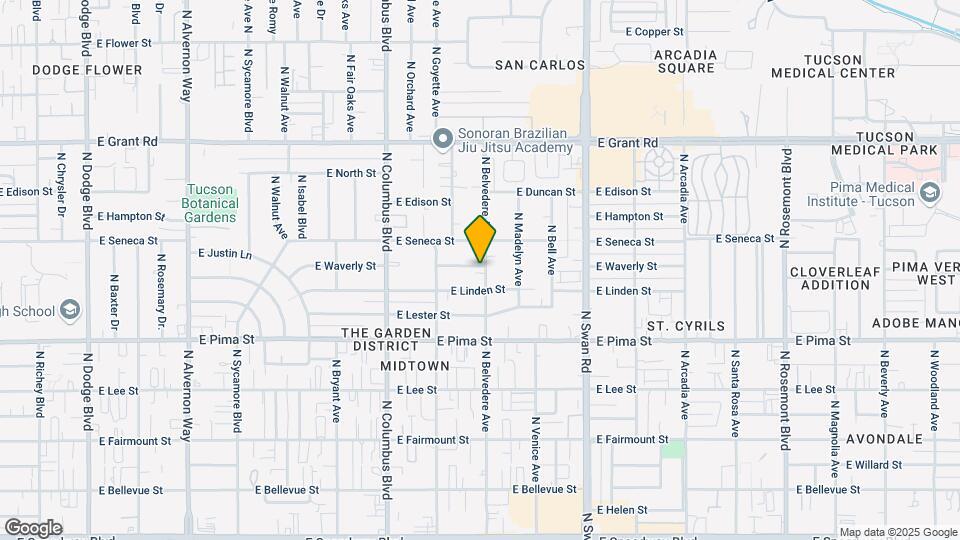 1979 N Belvedere Ave Mapa y Detalles de la Ubicación