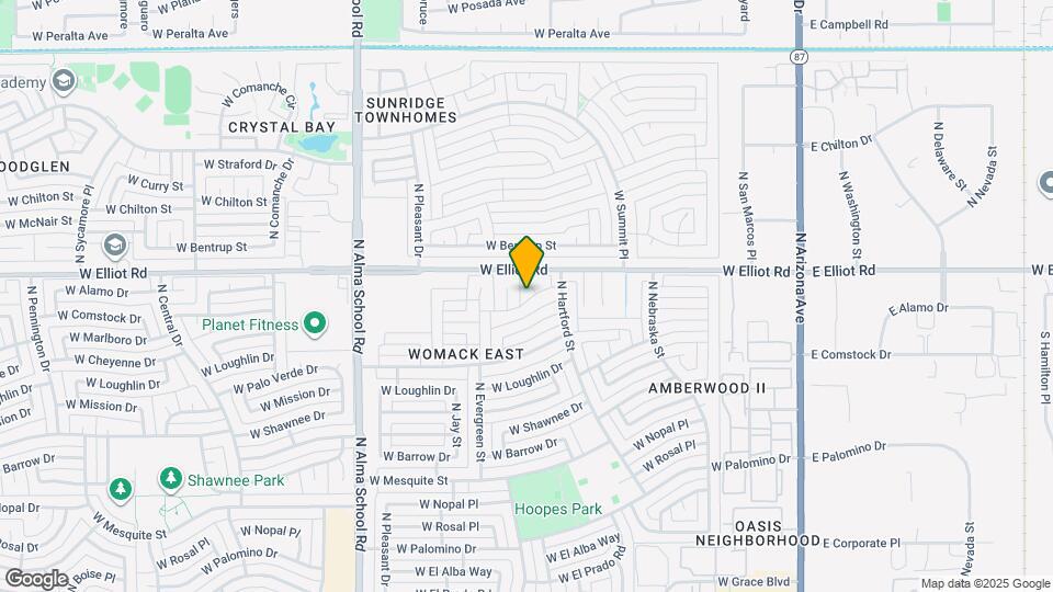 710 W Alamo Dr Mapa y Detalles de la Ubicación