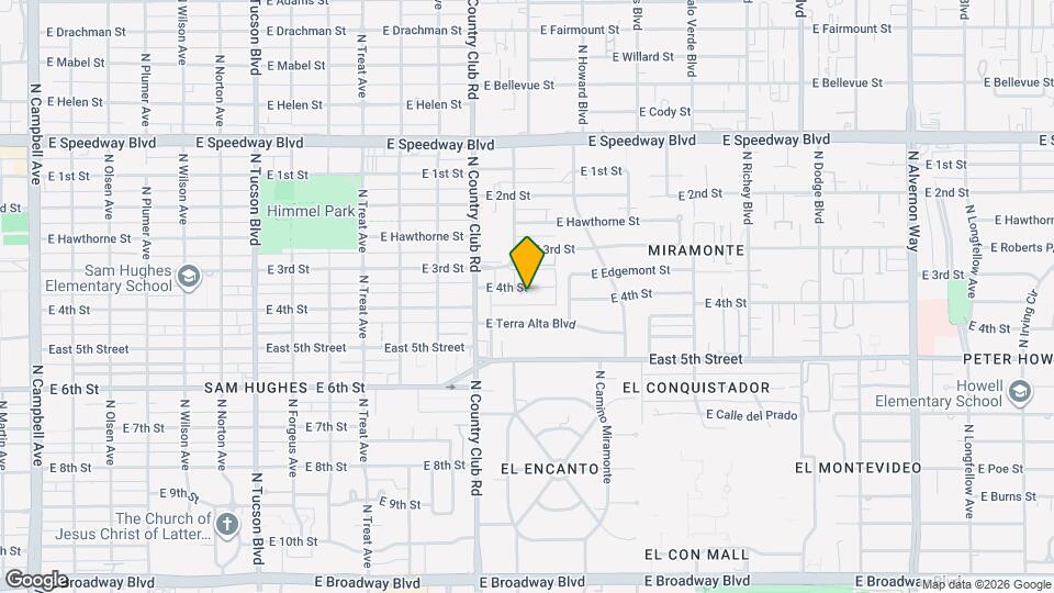 3172 E 4th St Map and Location Details