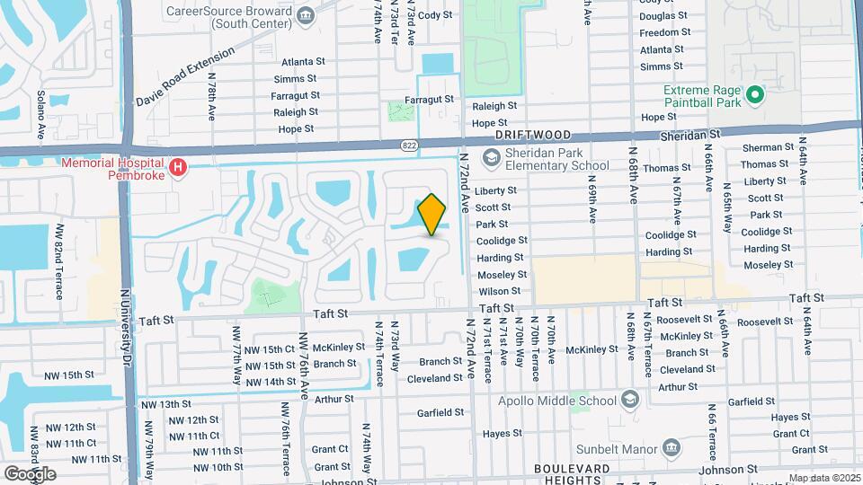 7264 NW 19th Ct Map and Location Details