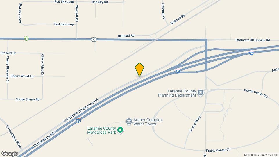 3565 Interstate 80 Service Rd Map and Location Details
