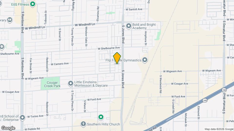 8449 S Kettledrum St Map and Location Details