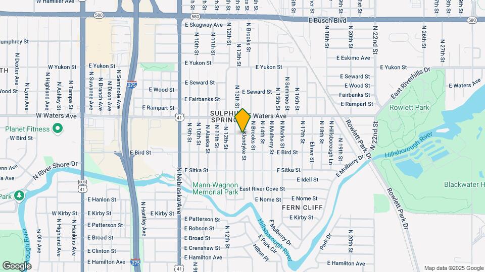 8218 N Klondyke St Map and Location Details