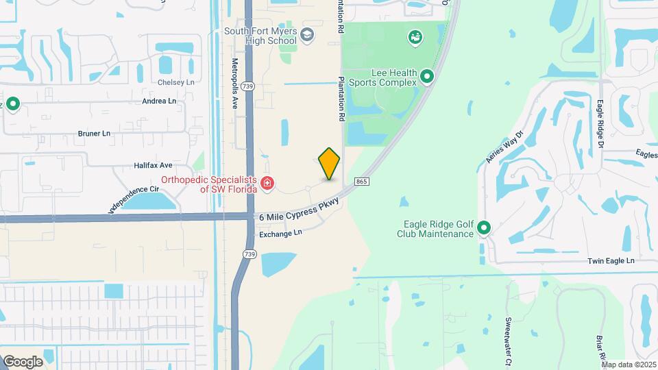 Furnished Studio-Fort Myers - Airport Mapa y Detalles de la Ubicación