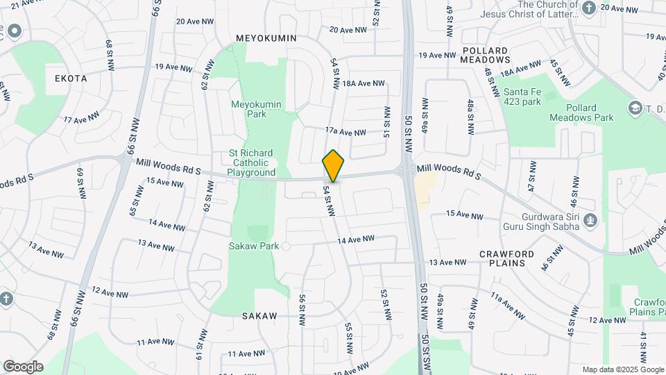 5311 Mill Woods Road South NW Map and Location Details