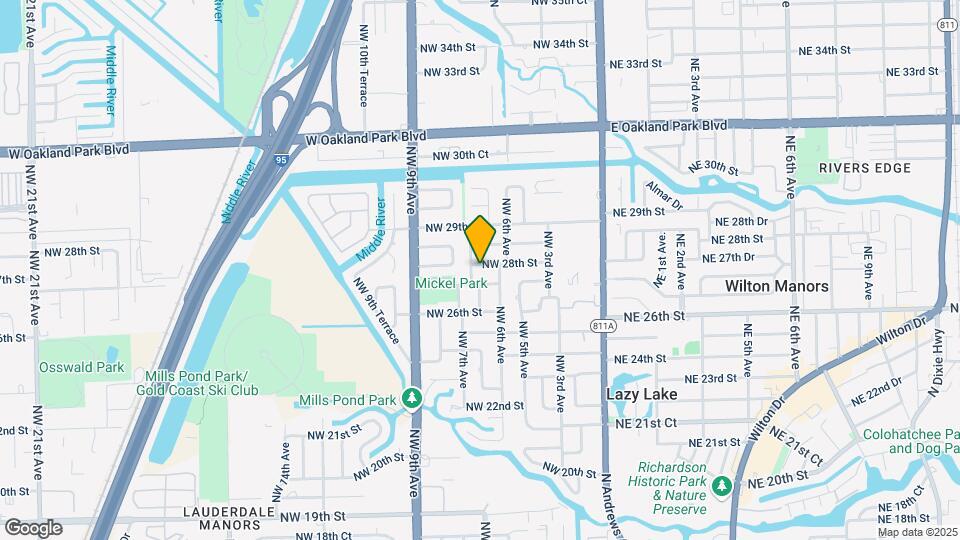 632 NW 28th St Map and Location Details