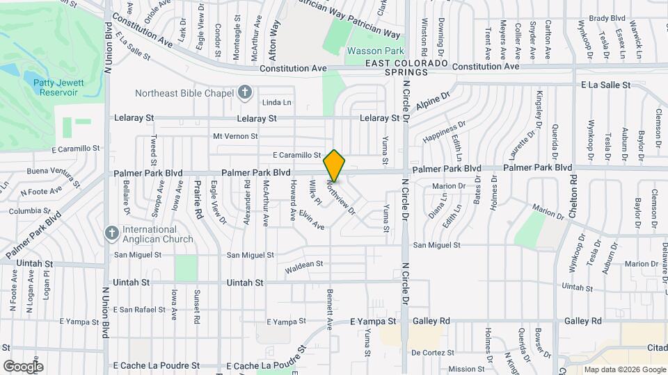 1431 Northview Dr Map and Location Details