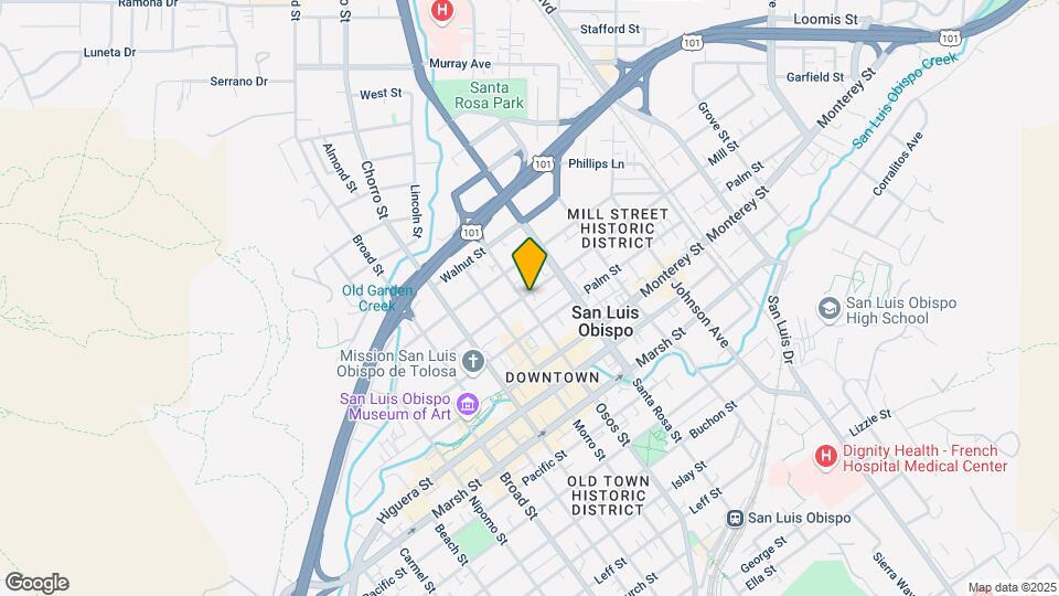 860 Osos St Map and Location Details