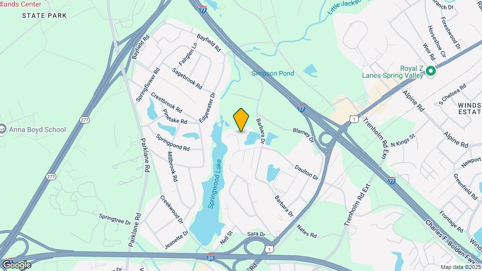 116 Springwoods Lake Point Map and Location Details