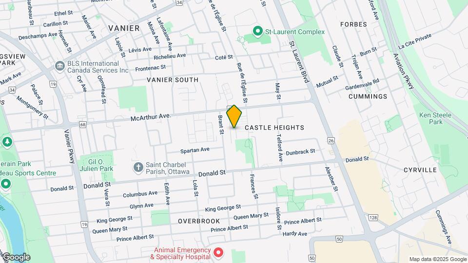 391-391 Dieppe St Map and Location Details