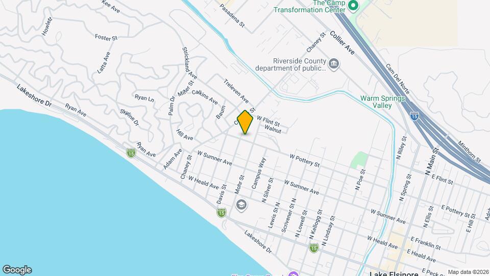 1309 W Pottery St Map and Location Details